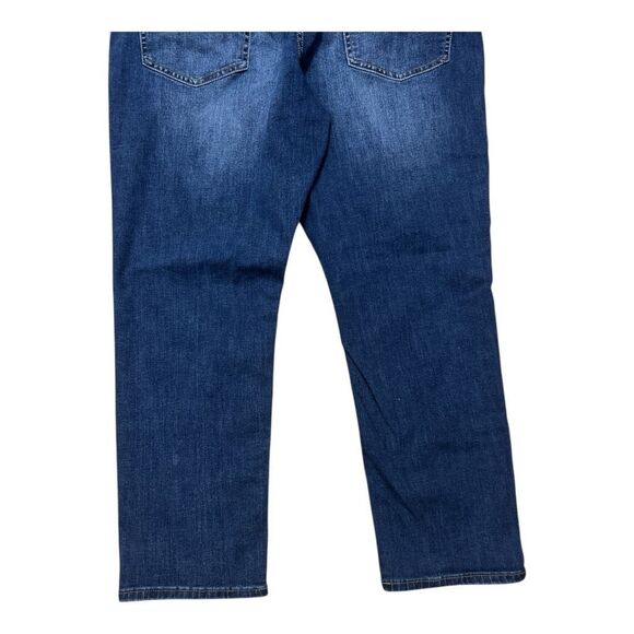 Lucky Brand Jeans Men 38x30 Blue Denim 410 Athletic Straight Medium Wash Stretch - Picture 6 of 14